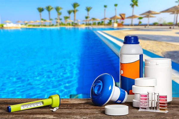 pool chemical sales supporting pool maintenance Illinois and Michigan